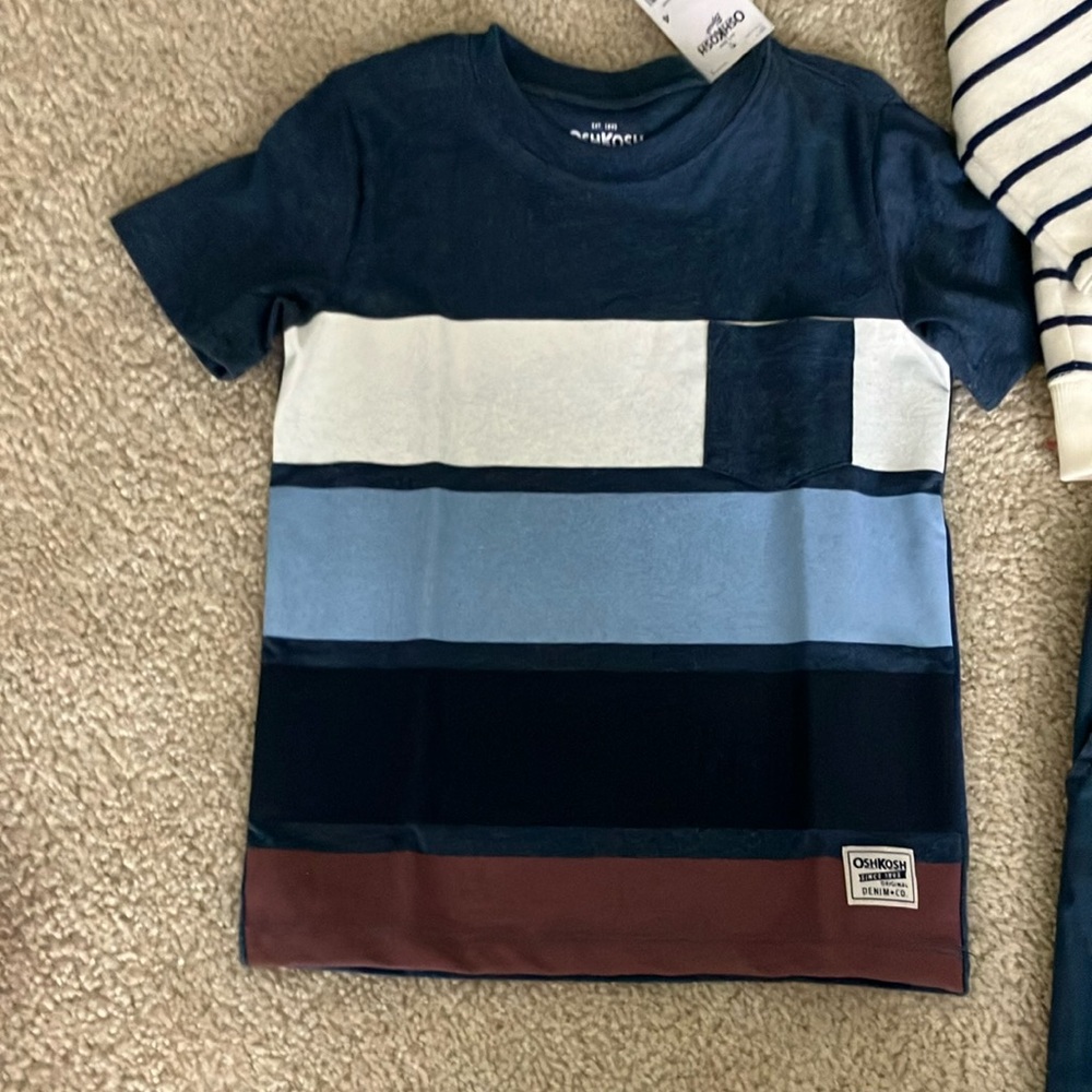OshKosh Striped Hoodie and Outfit Set - Picture 2 of 4